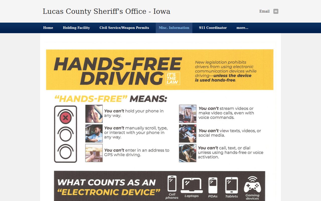 Lucas County warrant records Law Center history