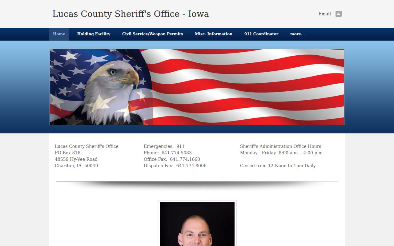 Lucas County warrant check sheriff website contact block